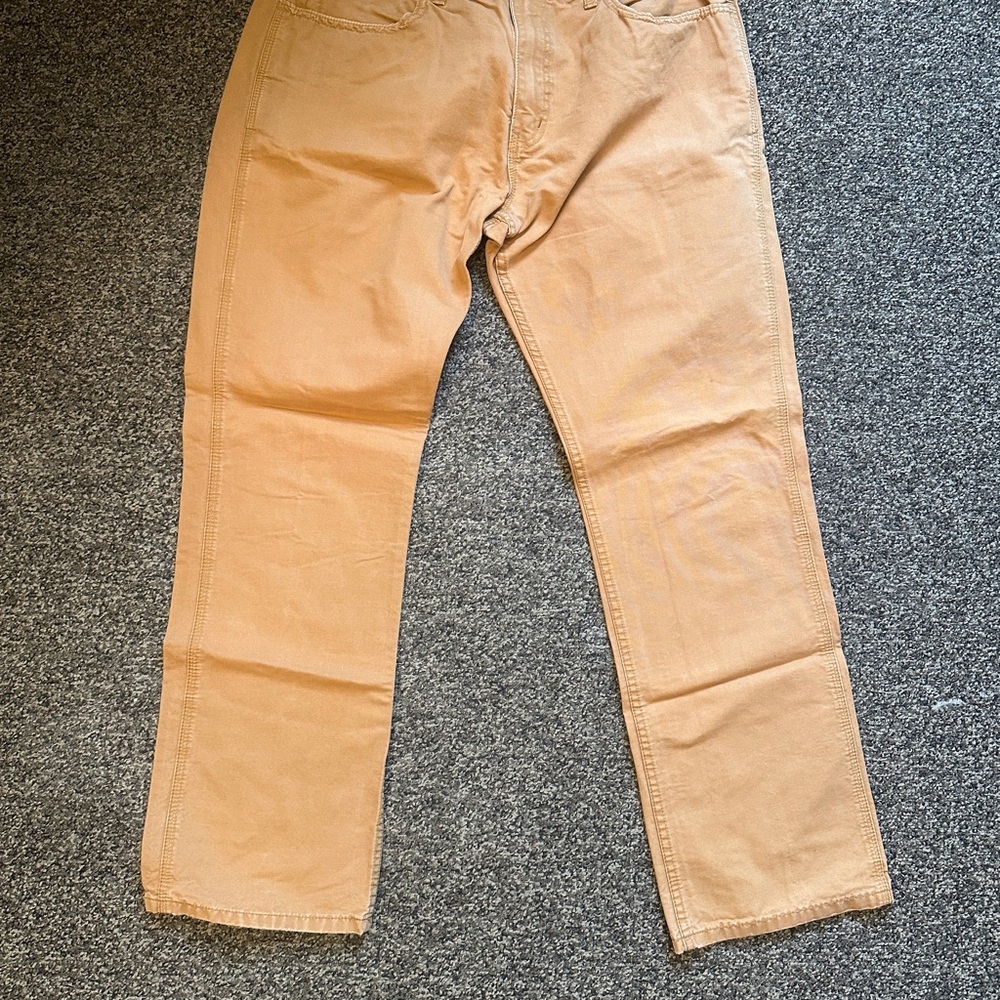 J. Crew Slim Straight Khaki Denim Pants 36 x 32